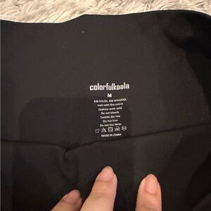 Black Colorful Koala leggings